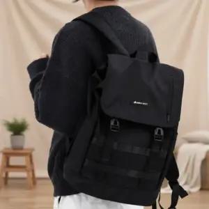 [다잇템] 남녀공용 폴리에스터 정리 랩탑 투버클 백팩