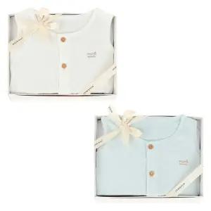 갤러리아 (임신축하,출산,예쁜옷) CR/MN)뮤뮤젤라또민소매우주복 2종 택 1