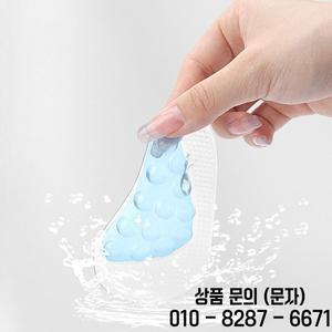 미끄럼 방지 발가락 커버 3쌍 보이지 않는 샌들 하이힐 실리콘 웨어러블 안창