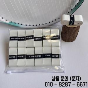12개입 빅터 미끄럼 방지 테니스 오버그립 테이프 패들 라켓 땀 흡수 밴드 배드민턴 훈련용 교체 싱글 액세