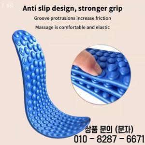 손가락 압력판 마사지 깔창 발 피로 완화 남녀 공용 패드 부드러운 스포츠 캐주얼 1쌍