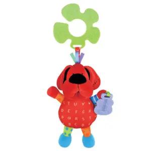 코듀로이 원단 멍멍이 바이올린 치발기 소근육운동 유치자극 백일선물