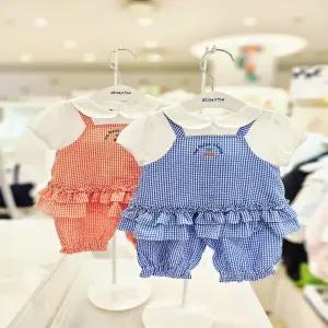 [압소바 의류] 블룸 프릴 상하 색상택1 (26년여름신상) (A1321210F)