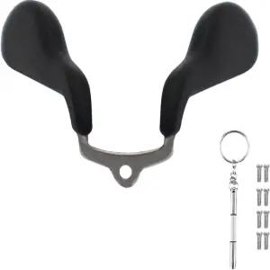 UPION 교체용 노즈 패드 브리지 피스 나사 삽입 미끄럼 방지 통합 안경 3-in-1 드라이버 M 사이즈 블랙