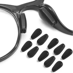 안경 코 패드 에어백이 있는 접착식 미끄럼 방지 그립 독서용 3.2mm 두께 5쌍 투명