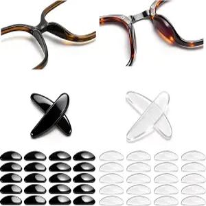 레이밴 메타 웨이퍼 안경 코 패드 울트라 소프트 실리콘 접착 W4006/4008 및 2세대 RW4012(53mm 50mm)