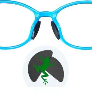 퓨산윈 안경 코 패드 1.5mm 두께 수천 개의 개구리 영감 미세 구조 섬유 미끄럼 방지 소프트 접착 실리콘