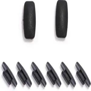 선글라스 코 패드 안경 미끄럼 방지 슬라이드/푸시인용 교체용 프리미엄 등급 직사각형 모양의 부드러운