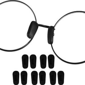 Lvvfit 안경 코 패드 커버 슬립온 실리콘 수리 키트용 소프트 피스 브릿지 패드용 미끄럼 방지 보호