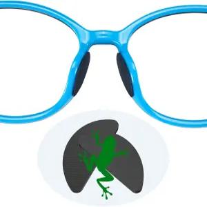 Fusanwin 0.6mm 초박형 미끄럼 방지 안경 코 패드 수천 개의 개구리 영감 미세 구조 섬유 부드러운 접착