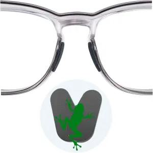 퓨산윈 안경 코 패드 0.6mm 초박형 수천 개의 개구리 영감 미세 구조 섬유 미끄럼 방지 소프트 접착 안경용