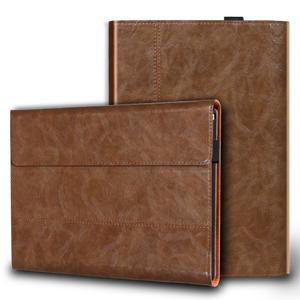 [미국배송] 젬밀 가죽 케이스 서피스 프로 9 2022 / 10 2024 11 13 인치 펜슬 홀더 서포트 타입 커버 키보드 마그네틱 클로저 멀티 앵글 커버 카키와 호환 가능