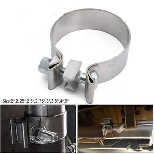 10PCS 범용 25 배기 고강도 밴드 버트 75 클립 자동 클램프 키트 SS 파이프
