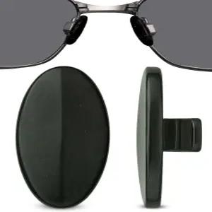 스포츠 월드 비전 안경 티타늄 코 패드 타원형 미끄럼 방지 13mm 슬라이드 인 간편한 교체 및 편안한