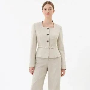 [LINE](대전신세계)[라인어디션]메를린 스퀘어넥 자켓 NWJKPI4300