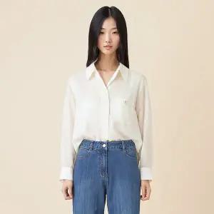 [케네스레이디](신세계 사우스시티)[BYLYNN] 몰링브 버튼 포인트 셔츠 EWSTOD0100