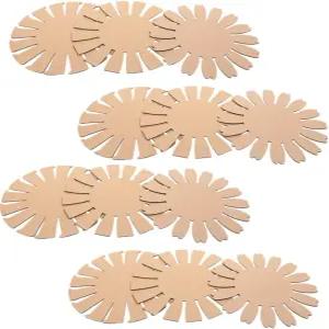 YARNOW 12개 바구니 직조 재료 키트 남녀 초보자를 위한 자연 교육용 DIY 공예 용품