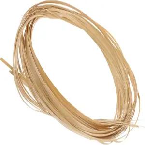 헤모톤 직조 스트립 7롤 내추럴 옐로우 3mm 너비 0.4mm 두께 21M 길이의 수제 바구니 공예 재료 DIY 제작