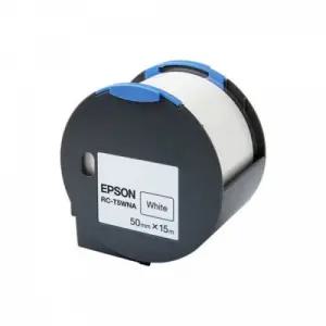엡손 광폭라벨 프린터 라벨테이프 백색 RC-T5WNA / 50mmx15m / 129595
