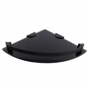 [생활] 코너 선반 유리 블랙 욕조선반 욕실용선반 욕실유리코너선반