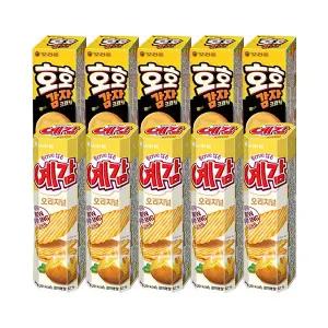 오리온 호호감자크래커 81g, 5개 + 예감 오리지널 64g, 5개