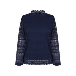 [크로커다일레이디] 크로커다일레이디 레이스 반넥 레이어드 티셔츠CLESTS103