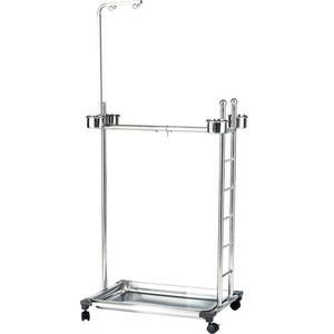 스테인레스 앵무새횟대 대형 다용도 쉼터 모이통 스탠딩 폴대 놀이터 애완조장난감