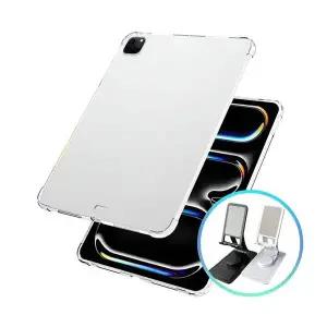 [에이치플러스몰]아이패드 2 에어백 젤리 케이스+회전 거치대