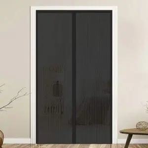 자영업자방충망 현관 방문 검정 현관모기장 120x210cm