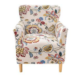 CRFATOP 스트레치 모던 연회용 안락의자 슬립커버 1 액센트 의자 커버 거실용 가구 보호대 사무실 리셉션 리딩 소파 B61