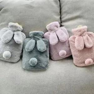 토끼 극세사커버 보온 물주머니 찜질팩 이불속 핫팩