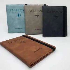 4컬러 RFID차단 도난방지 여권케이스 여권지갑 안전여