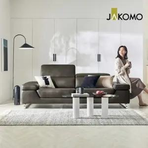 모리슨 3인 기능성 슈렁큰 천연면피 소가죽 소파