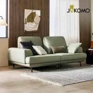 디뮤어 스윙 3인 기능성 럭스 통가죽 천연면피 소가죽 소파