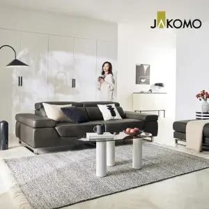 모리슨 3인 기능성 슈렁큰 천연면피 소가죽 소파+스툴