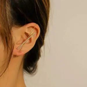 큐빅 스틱 귀걸이 트렌디 악세서리 데일리 패션