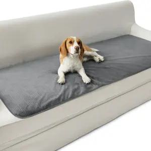 개 세척 가능한 침대용 방수 소파 커버 - 아늑함을 위한 담요 반려묘 빠르게 건조하는 강아지를 가벼운