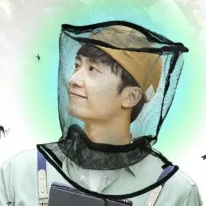 얼굴 모기장 방충망 휴대용 야외 해충 방지 작업