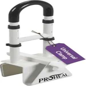 노인 및 낙상 위험 환자를 위한 조절 가능한 욕조 그립 바 - 예방을 안전 핸들 레일 바의 범용 클램프