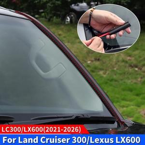 토요타 랜드 크루저 LC300 렉서스 LX600 -2026 전면 유리창 웨더스트립 실리콘 방수 방진 액세서리