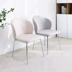 일루일루 스카 미카 PU 가죽 식탁 의자 미드센츄리 인테리어 카페