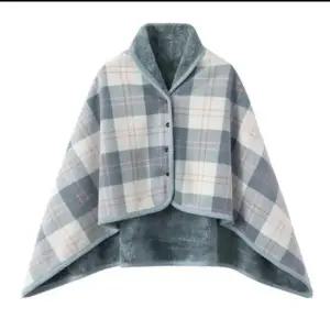 극세사담요 미니 무릎 겨울 밍크 퍼 극세사 단추 숄 망또 담요