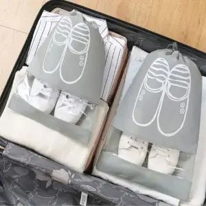 부직포 신발주머니 여행용 캐리어 수납 슈즈백 파우치