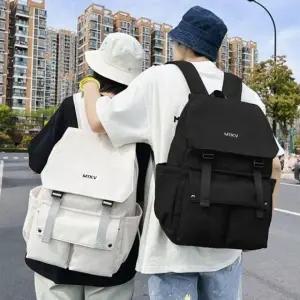 백팩 남자 여자 대학생 캐주얼 포켓 경량백팩