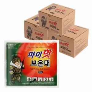 마이핫 보온대 대형 핫팩 3박스 (160g X 30개입)