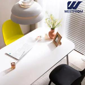 [웨스트프롬] 엘라 1400 화이트 라운드 테이블(식탁)