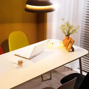 [웨스트프롬] 엘라 1800 화이트 라운드 테이블(식탁)