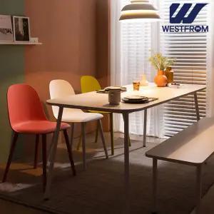 [웨스트프롬] 엘라 1600 화이트 라운드 테이블(식탁)