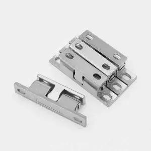 볼캐치 빠찌링 4개입 49mm 실버 가구문 고정 랏지