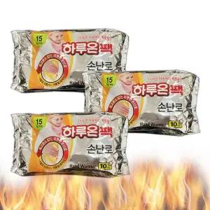 하루온팩 손난로 30매 겨울 핫팩 찜질 캠핑 낚시 등산 방한 D